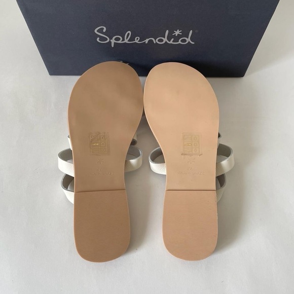 Nib Splendid Salome Flat Sandals in Ivory - Picture 8 of 8